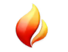 Ícone de fogo simbolizando categorias de slots populares da 70BET.
